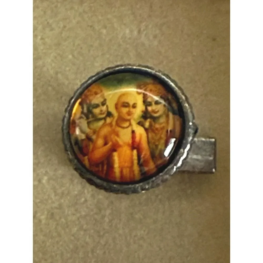 Vintage 1997 Winky & Dutch Krishna Cufflinks Men's Gold‎ Tone Accessories NIB